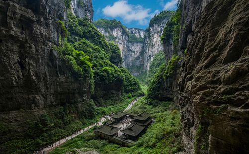 重庆武隆天坑风景