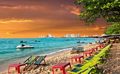芭提雅沙滩-泰国旅游-重庆中青旅