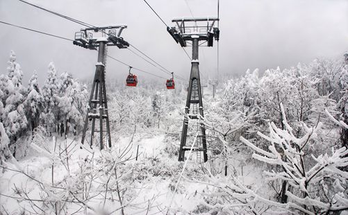 西岭雪山索道-四川旅游-重庆中青旅