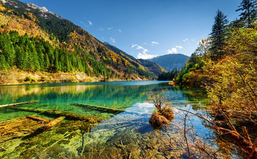 九寨沟风光-四川旅游-重庆中青旅