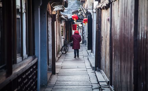 周庄古镇小巷-江苏旅游-重庆中青旅