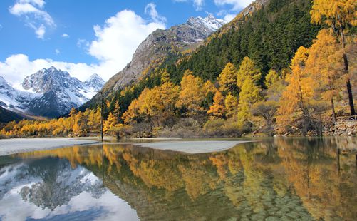 毕棚沟风景-四川旅游-重庆中青旅