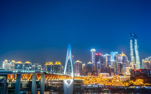 洪崖洞夜景-重庆旅游-重庆中青旅