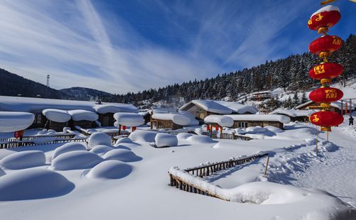 双峰雪乡-黑龙江旅游-重庆中青旅