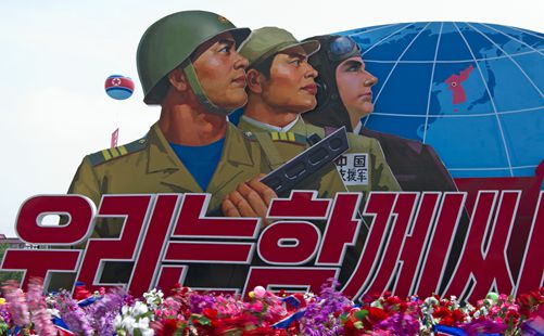 朝鲜街头风光-朝鲜旅游-重庆中青旅