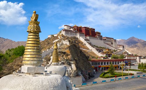 布达拉宫建筑-西藏旅游-重庆中青旅